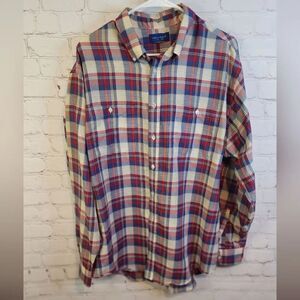 Men's Towncraft longsleeve button-down shirt, size XL